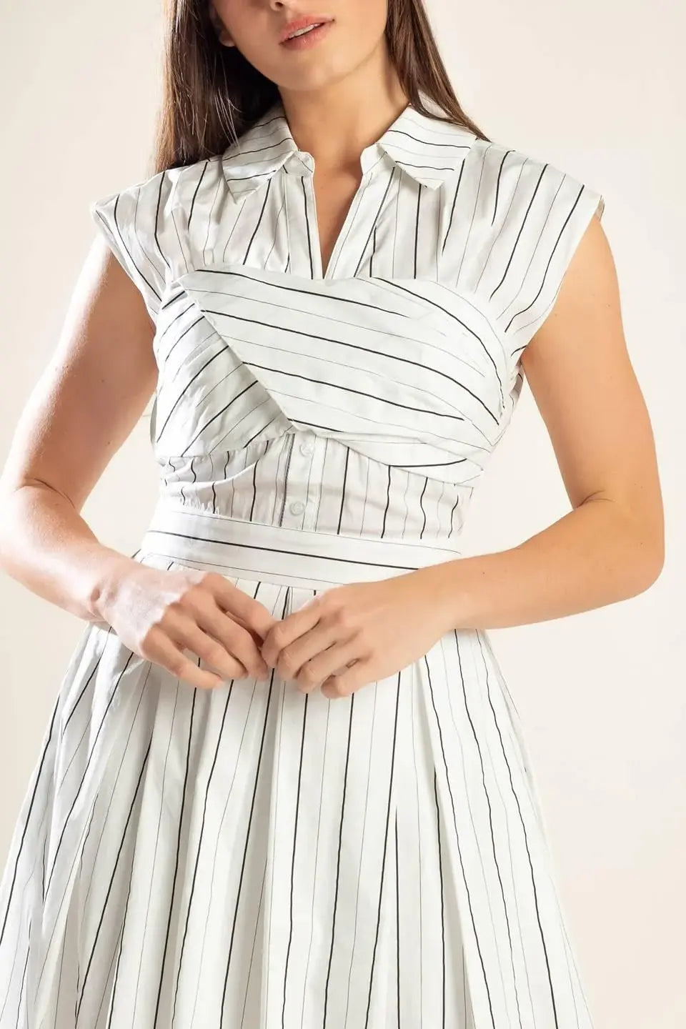 INCREDIBLY SENSATIONAL WOVEN MIDI DRESS - Flying Tomato - Flyclothing LLC