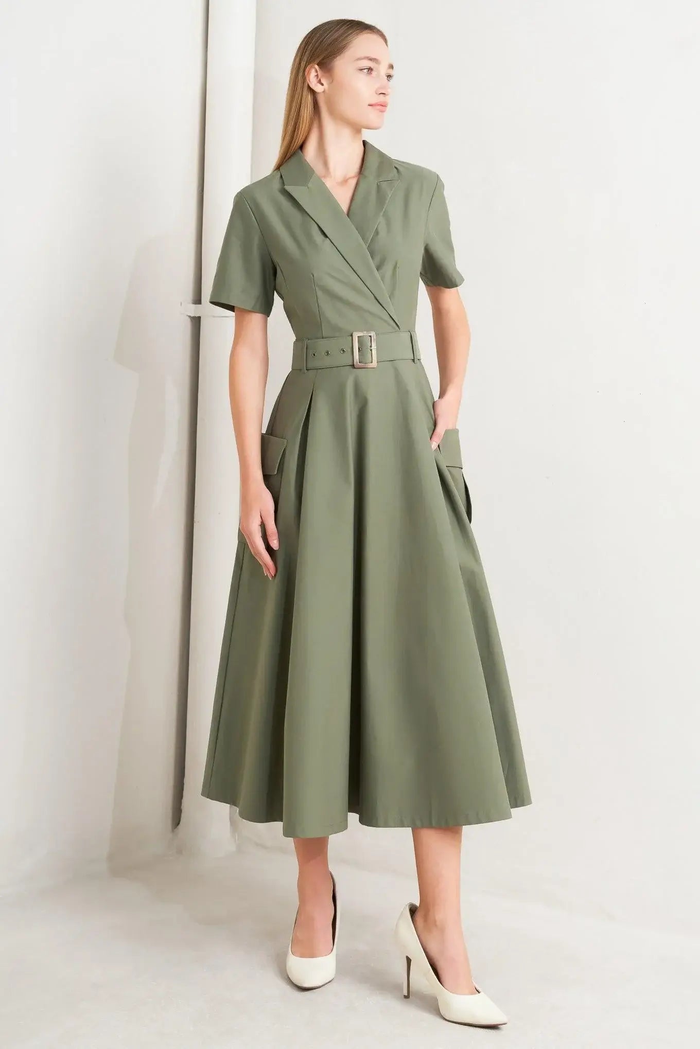 LOST IN THE STARS WOVEN MIDI DRESS - Flying Tomato - Flyclothing LLC