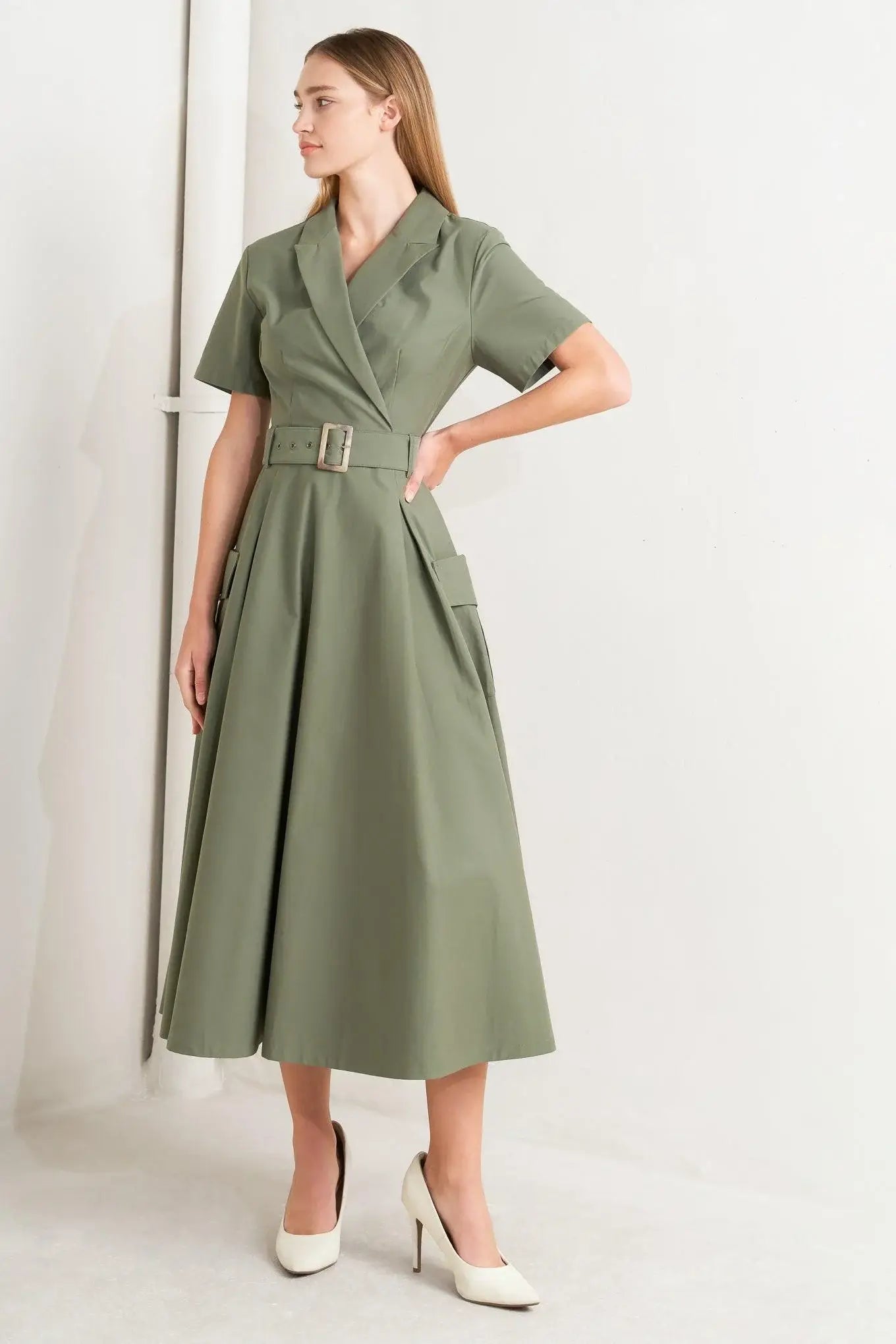 LOST IN THE STARS WOVEN MIDI DRESS - Flying Tomato - Flyclothing LLC