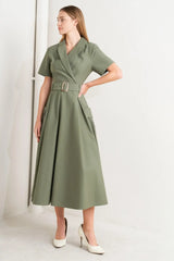 LOST IN THE STARS WOVEN MIDI DRESS - Flying Tomato - Flyclothing LLC