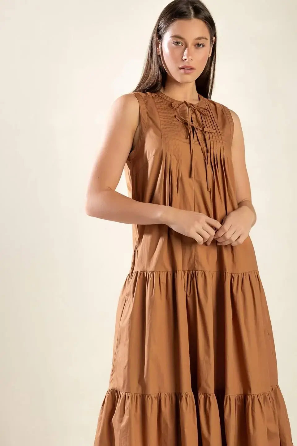 EVERYTHING I WANT WOVEN MIDI DRESS - Flying Tomato - Flyclothing LLC