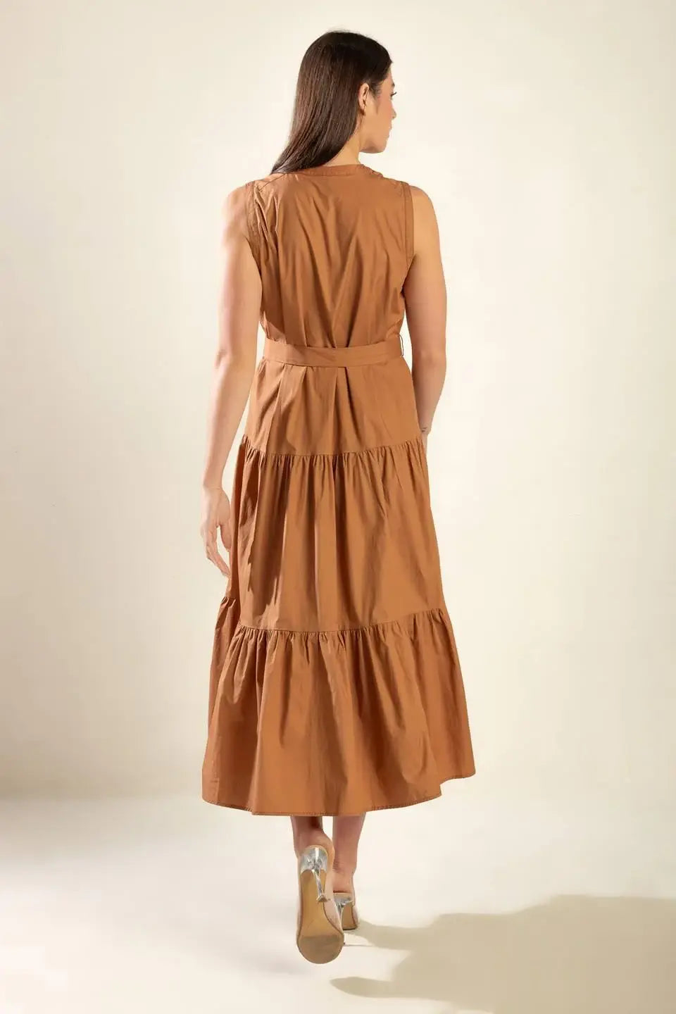 EVERYTHING I WANT WOVEN MIDI DRESS - Flying Tomato - Flyclothing LLC