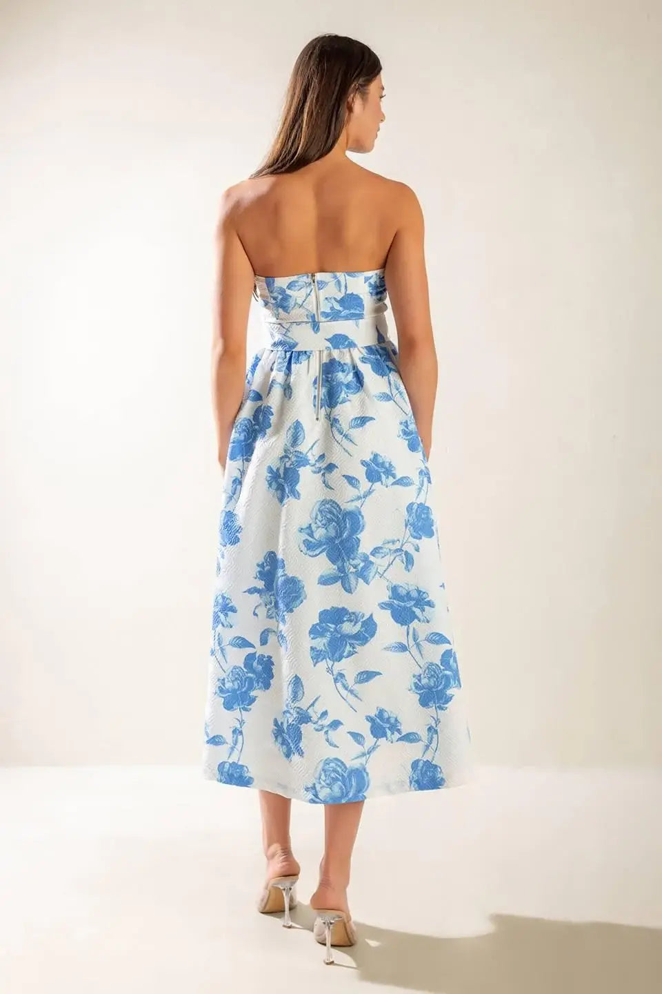 HONESTLY LOVE WOVEN MIDI DRESS - Flying Tomato - Flyclothing LLC