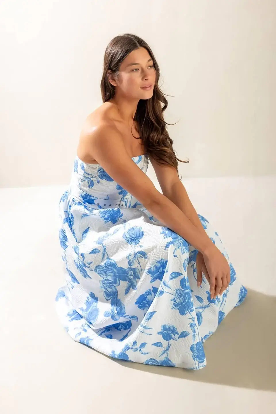 HONESTLY LOVE WOVEN MIDI DRESS - Flying Tomato - Flyclothing LLC
