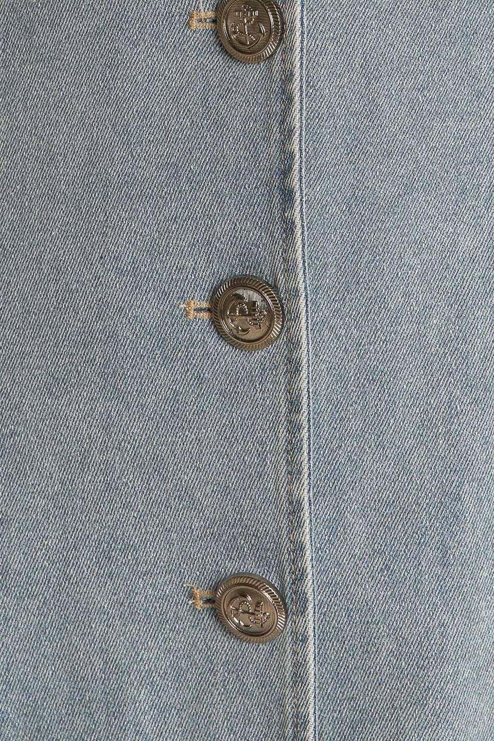 NAUTICAL & NICE DENIM MIDI DRESS - Flying Tomato - Flyclothing LLC