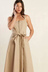 MARGOT DREAM WOVEN MIDI DRESS - Flying Tomato - Flyclothing LLC
