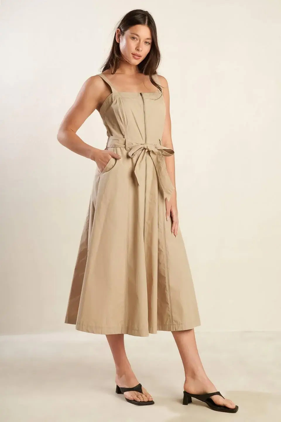 MARGOT DREAM WOVEN MIDI DRESS - Flying Tomato - Flyclothing LLC