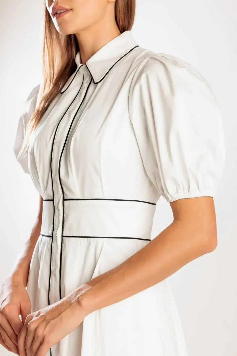 IN THE BREEZE WHITE WOVEN MIDI DRESS - Flying Tomato - Flyclothing LLC