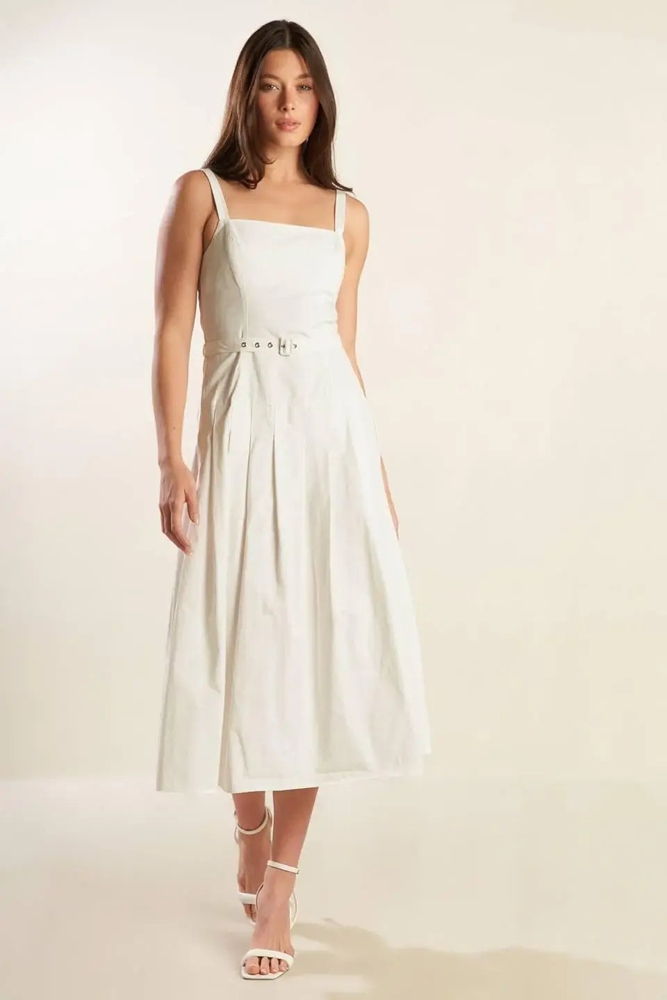 SHAY LANTANA WOVEN MIDI DRESS - Flying Tomato - Flyclothing LLC