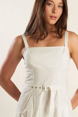 SHAY LANTANA WOVEN MIDI DRESS - Flying Tomato - Flyclothing LLC