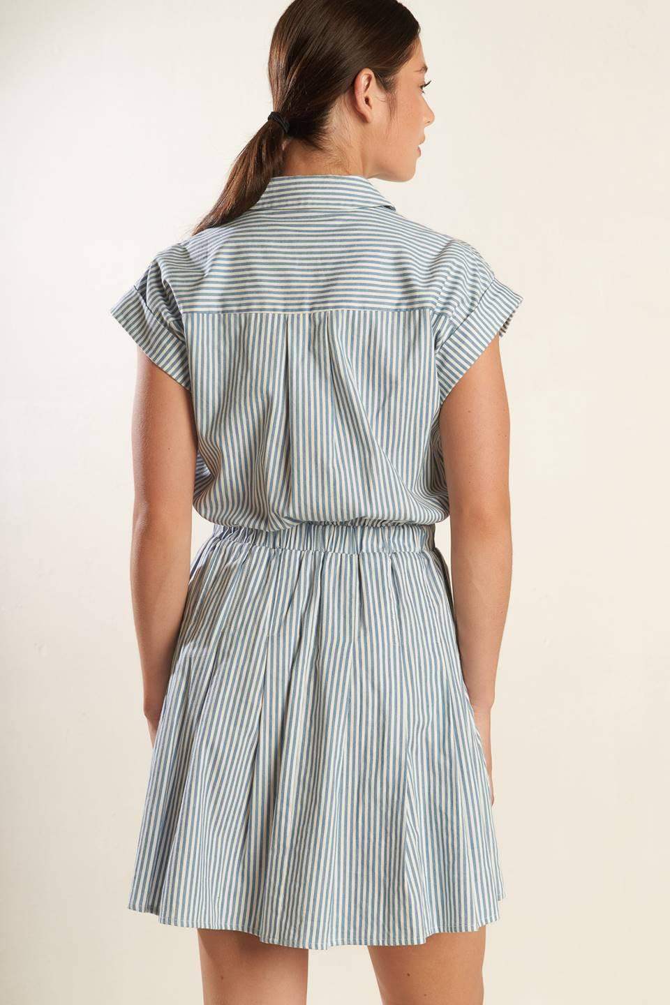 CHAMPAGNE TOAST WOVEN MINI DRESS - Flying Tomato - Flyclothing LLC