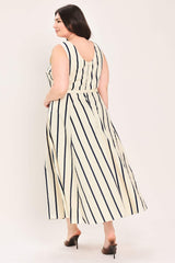 SAIL AWAY WOVEN MIDI DRESS - Flying Tomato - Flyclothing LLC