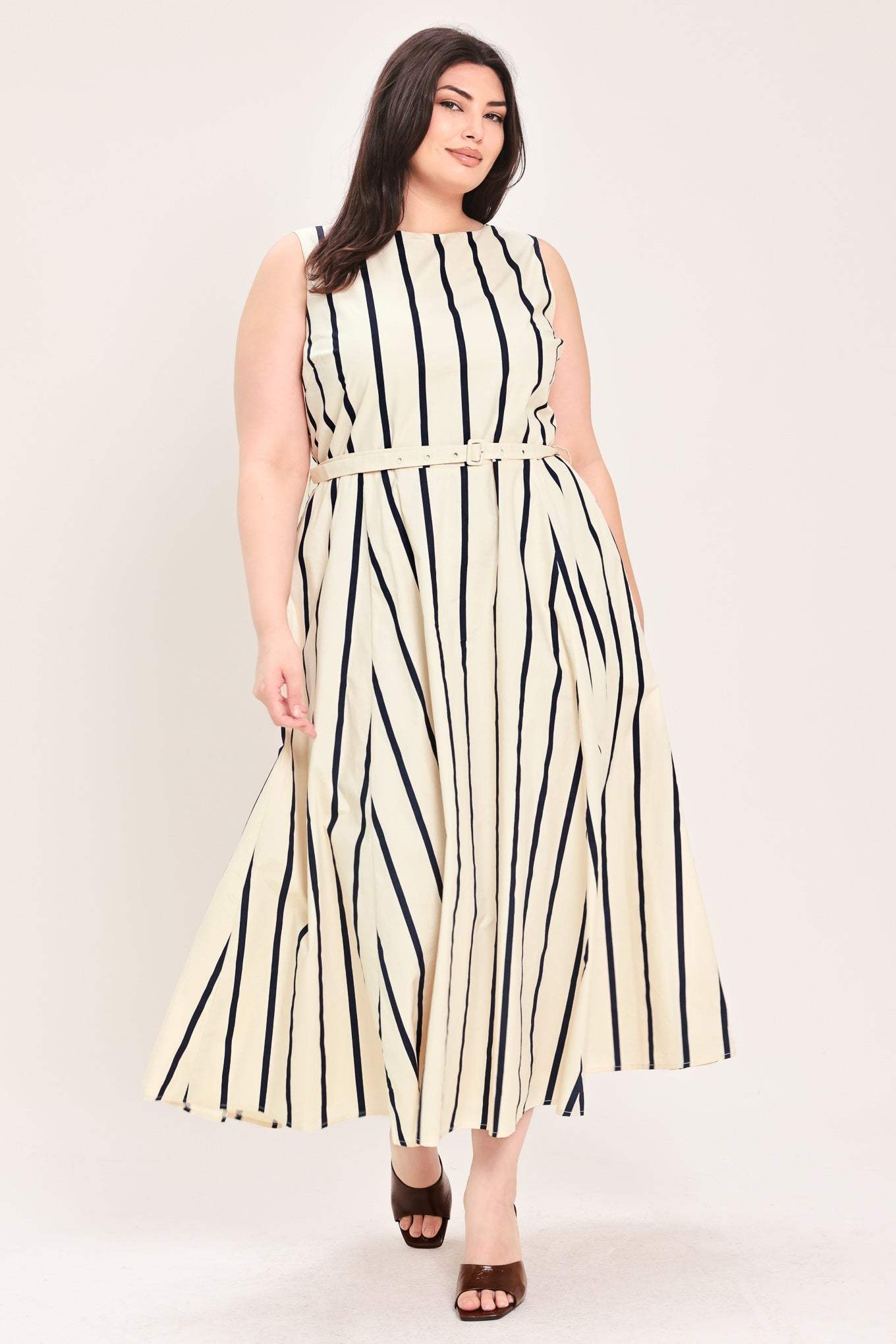 SAIL AWAY WOVEN MIDI DRESS - Flying Tomato - Flyclothing LLC