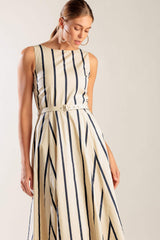 SAIL AWAY WOVEN MIDI DRESS - Flying Tomato - Flyclothing LLC
