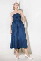 ENDLESSLY CHARMING WOVEN MIDI DRESS - Flying Tomato - Flyclothing LLC
