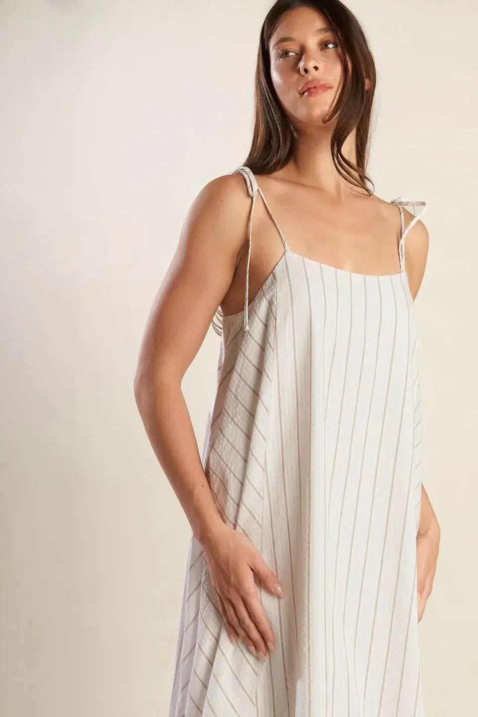 JUST WONDERING WOVEN MIDI DRESS - Flying Tomato - Flyclothing LLC