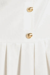 NO COMPARISON WHITE WOVEN MINI DRESS - Flying Tomato - Flyclothing LLC