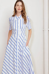 YOU HAD ME AT WOVEN MIDI DRESS - Flying Tomato - Flyclothing LLC