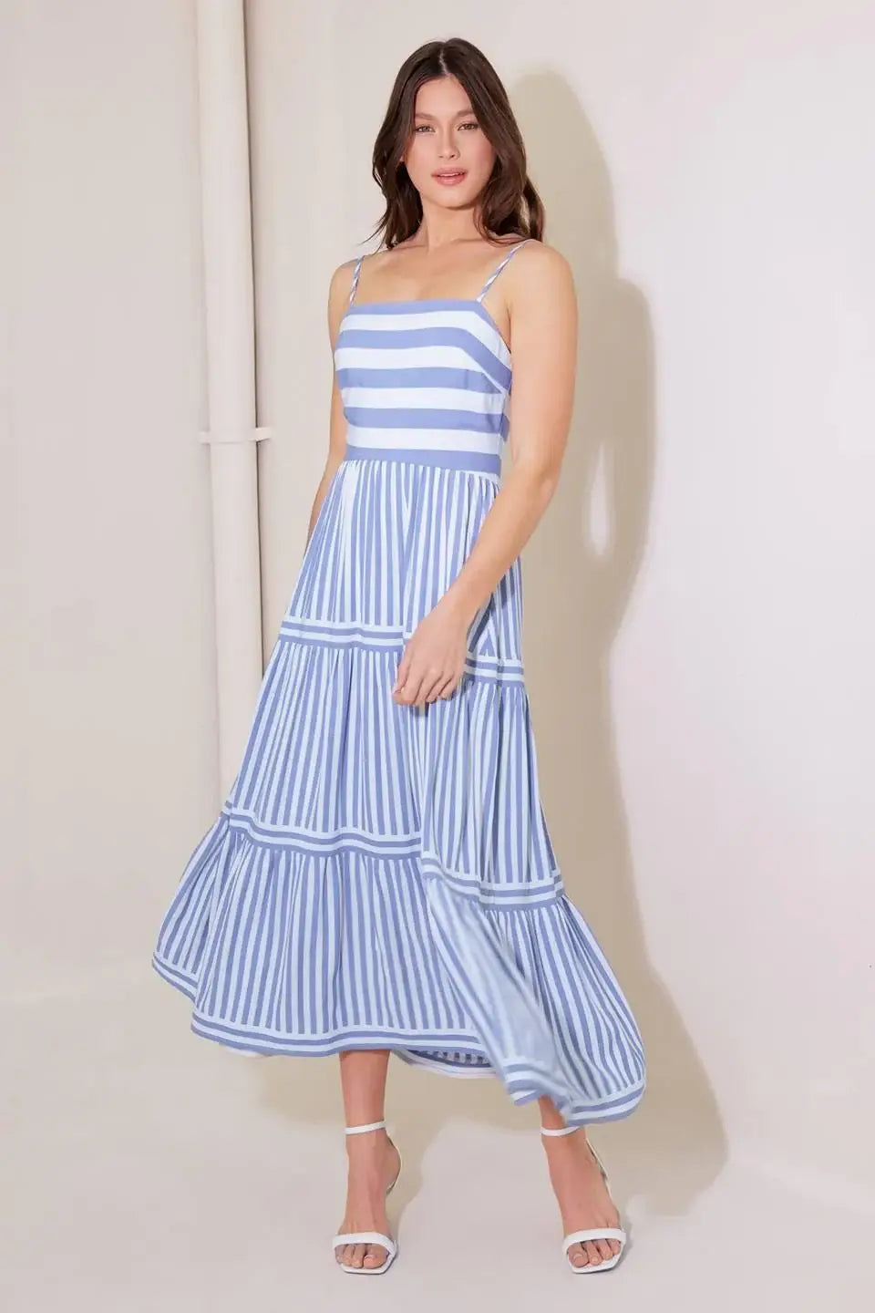 ANYTHING IS POSSIBLE WOVEN MIDI DRESS - Flying Tomato - Flyclothing LLC