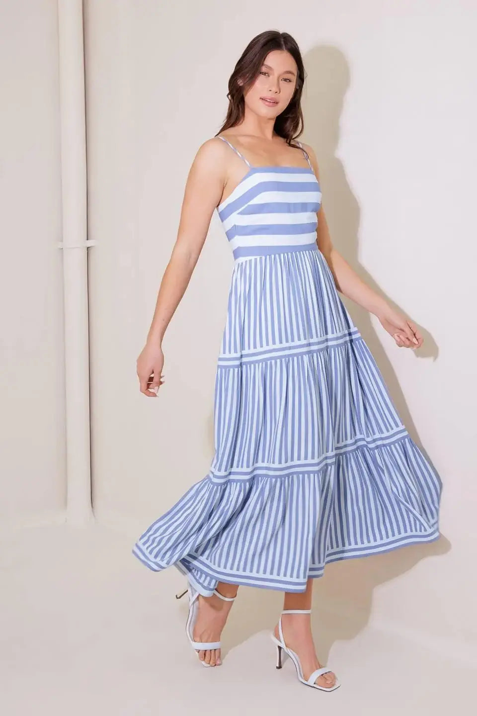 ANYTHING IS POSSIBLE WOVEN MIDI DRESS - Flying Tomato - Flyclothing LLC