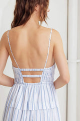 BREEZE NOTE WOVEN MIDI DRESS - Flying Tomato - Flyclothing LLC