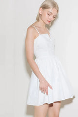 PURE ROMANCE WOVEN MINI DRESS - Flying Tomato - Flyclothing LLC