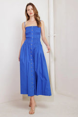 MOONLIGHT ON MY WOVEN MIDI DRESS - Flying Tomato - Flyclothing LLC