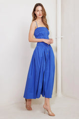 MOONLIGHT ON MY WOVEN MIDI DRESS - Flying Tomato - Flyclothing LLC