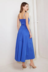 MOONLIGHT ON MY WOVEN MIDI DRESS - Flying Tomato - Flyclothing LLC
