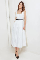SUNDAY REVERIE WOVEN MIDI DRESS - Flying Tomato - Flyclothing LLC