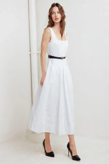 SUNDAY REVERIE WOVEN MIDI DRESS - Flying Tomato - Flyclothing LLC