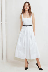 SUNDAY REVERIE WOVEN MIDI DRESS - Flying Tomato - Flyclothing LLC