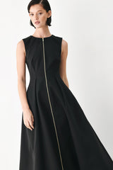 CLAY MODERN SWAY WOVEN MIDI DRESS