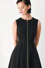 CLAY MODERN SWAY WOVEN MIDI DRESS