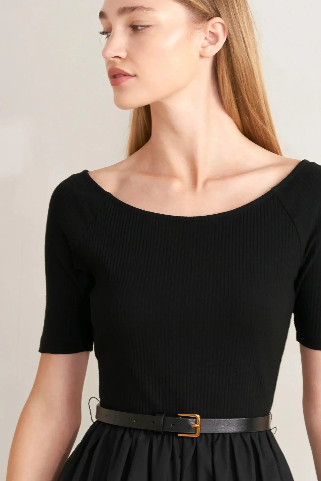 SADDLE BREEZE BLACK MIDI DRESS - Flying Tomato - Flyclothing LLC
