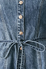 POWER IN DENIM MINI DRESS - Flying Tomato - Flyclothing LLC