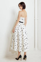 LOVELY CULTIVATED WOVEN MIDI DRESS - Flying Tomato - Flyclothing LLC