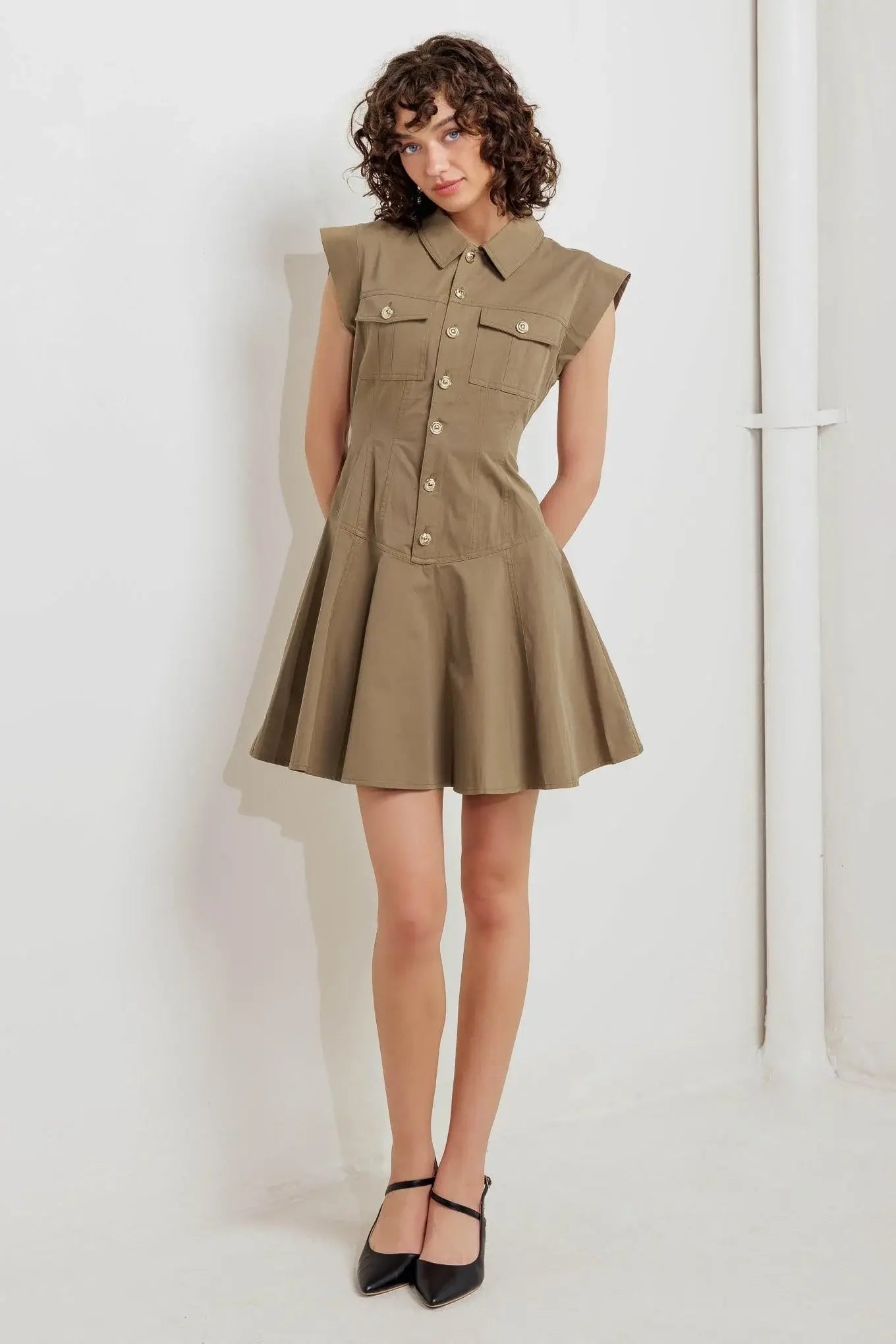 MISSION MUSE WOVEN MINI DRESS - Flying Tomato - Flyclothing LLC