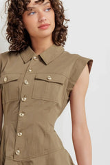 MISSION MUSE WOVEN MINI DRESS - Flying Tomato - Flyclothing LLC