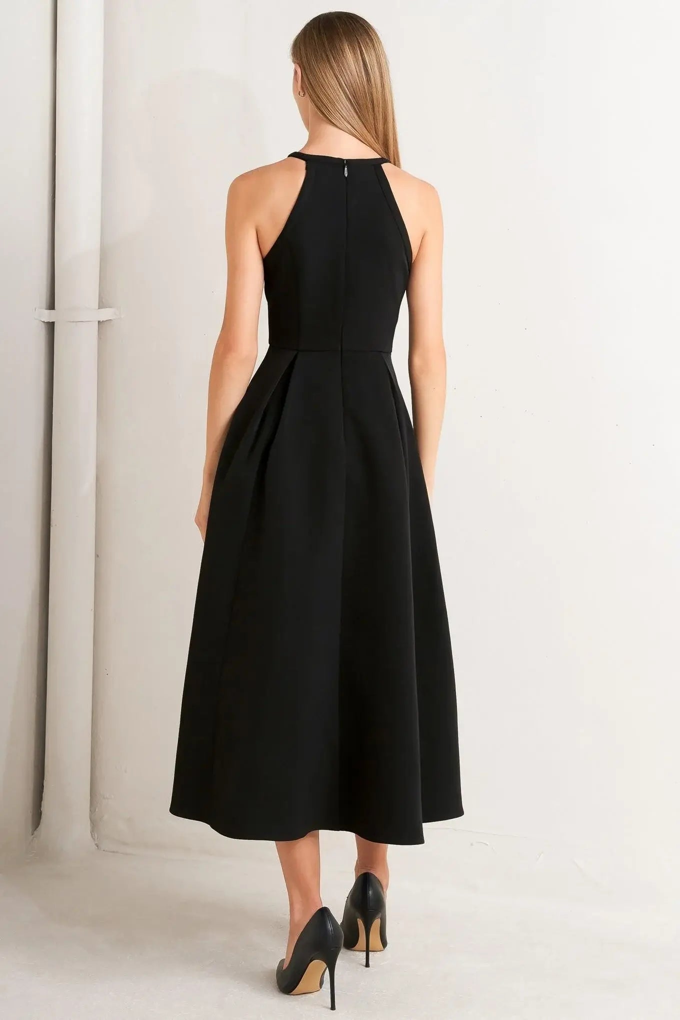 GALAXY CHARM WOVEN MIDI DRESS - Flying Tomato - Flyclothing LLC