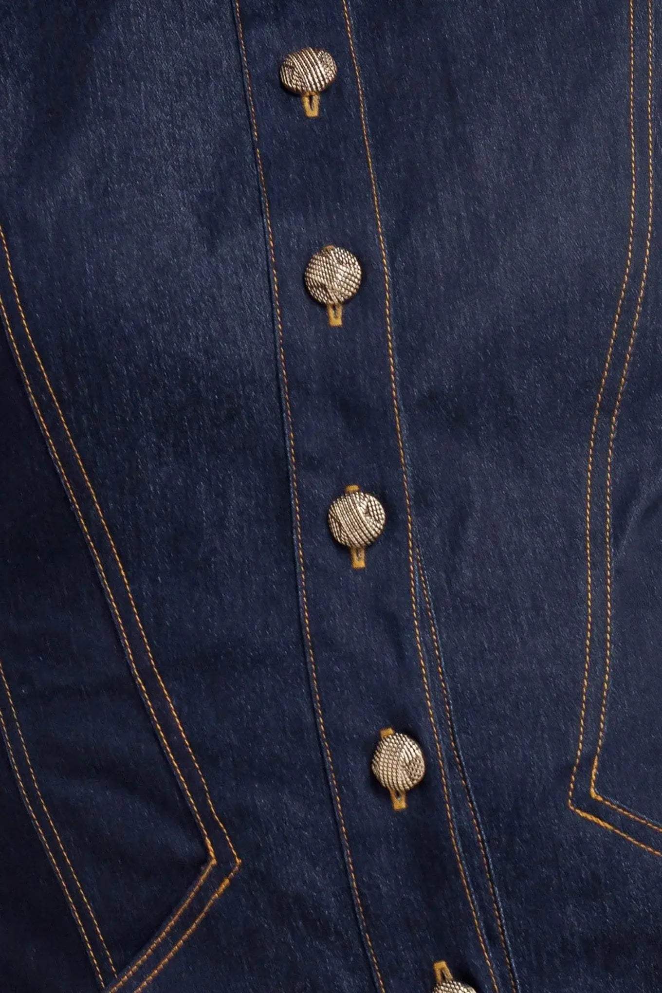 SLEEK CRAFT DENIM MINI DRESS - Flying Tomato - Flyclothing LLC