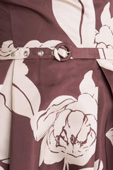 VINTAGE BLOOM STRAPLESS WOVEN MIDI DRESS - Flying Tomato - Flyclothing LLC
