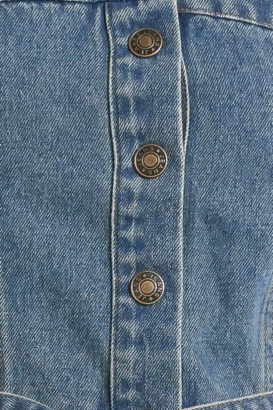 MIDNIGHT VOLUME DENIM MIDI DRESS - Flying Tomato - Flyclothing LLC