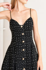 FRENCH CODE WOVEN TWEED MINI DRESS - Flying Tomato - Flyclothing LLC