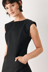 THE MODERN ICON WOVEN SHIFT DRESS
