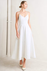 PURE INTENTION WOVEN MIDI DRESS - Flying Tomato - Flyclothing LLC
