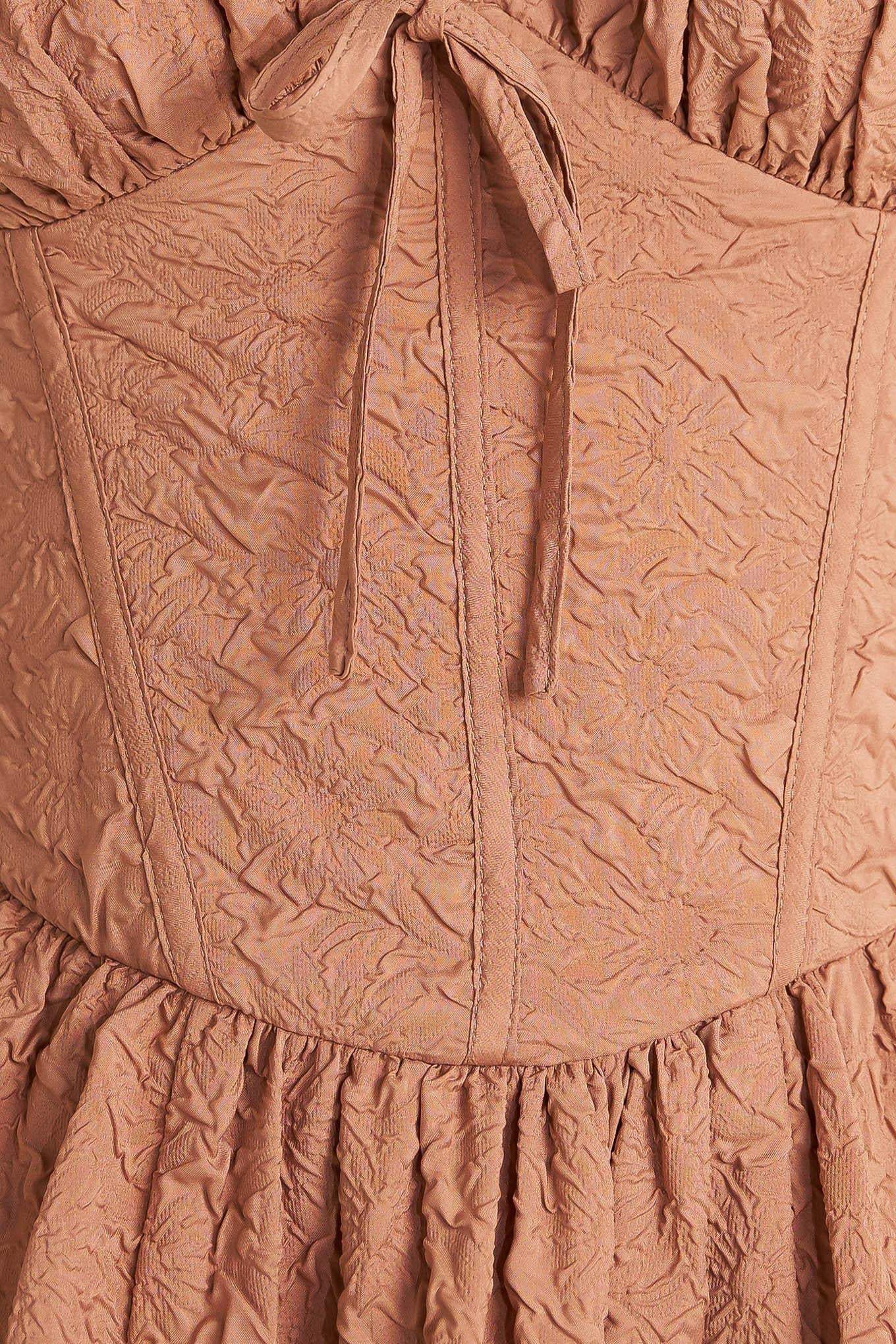EARTHBOUND CHARM WOVEN MIDI DRESS - Flying Tomato - Flyclothing LLC