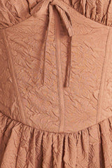 EARTHBOUND CHARM WOVEN MIDI DRESS - Flying Tomato - Flyclothing LLC
