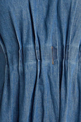 MODERN WORK DENIM MIDI DRESS - Flying Tomato - Flyclothing LLC