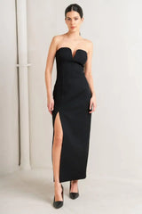 SECRET MOMENT WOVEN MIDI DRESS - Flying Tomato - Flyclothing LLC